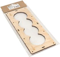 Шаблон для подрозетников EKF Expert на 4 отверстия 82мм картинка 